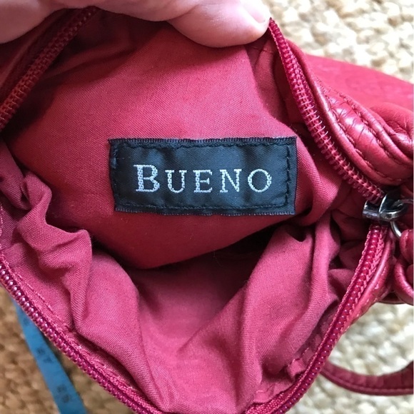 BUENO red vegan leather crossbody purse. - Picture 7 of 7